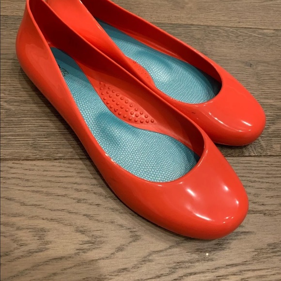 OKA b. Shoes - oka-B jelly ballet flats coral 9